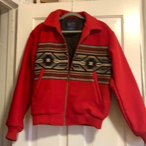 Vintage Pendleton bomber jacket.